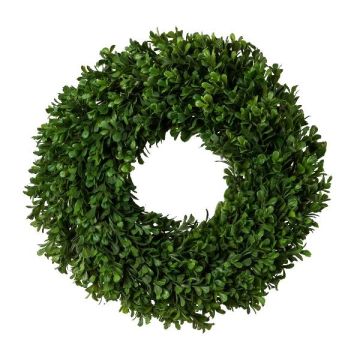 Couronne décorative de buis SIVLA, vert, Ø35cm