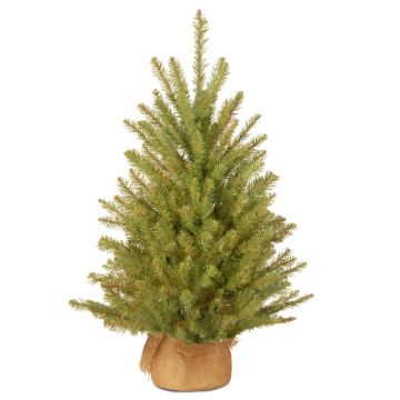 Sapin artificiel NUUK, sac de jute, 90cm, Ø50cm