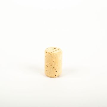 Bouchon de bricolage JAKOBA, moleté des deux côtés, clair, 4cm, Ø2,6cm