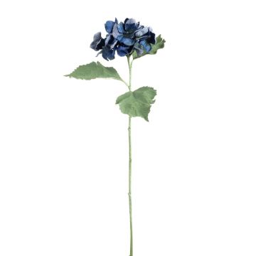 Fleur artificielle Hortensia GUNILLA, collection écologique, bleu royal, 60cm, Ø12cm