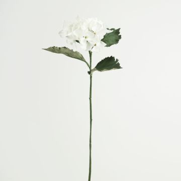 Fleur artificielle Hortensia GUNILLA, collection écologique, blanc-lilas, 60cm, Ø12cm