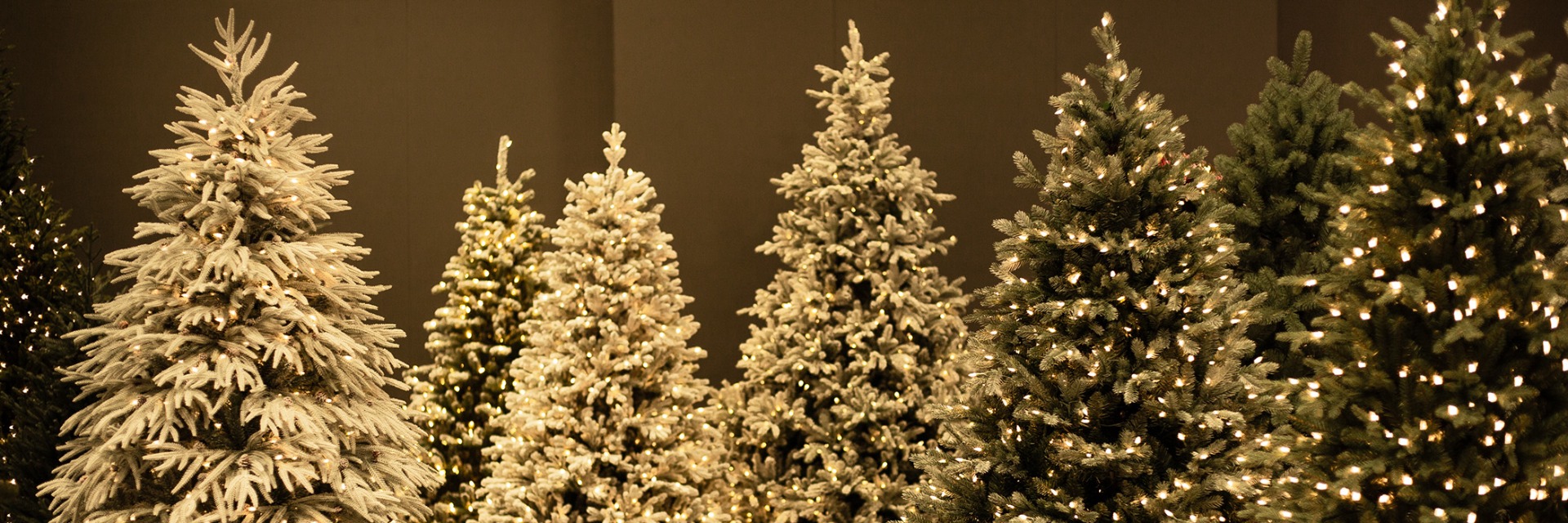 Les sapins de Noël artificiels comme des vrais